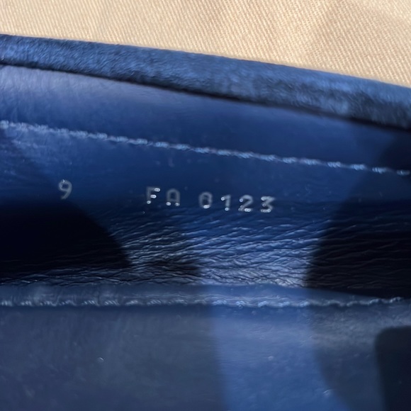 Authentic Louis Vuitton Blue Suede Monte Carlo Loafers - Picture 10 of 10